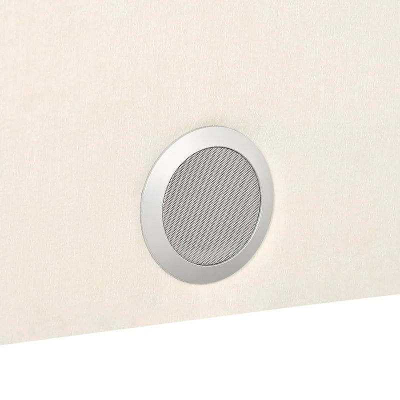 Sofá modular seccional de chenilla beige con USB, Bluetooth y almacenamiento