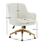Silla de escritorio giratoria ajustable Gregg - 26.5 An. x 27.8 L x 33.3 Al.