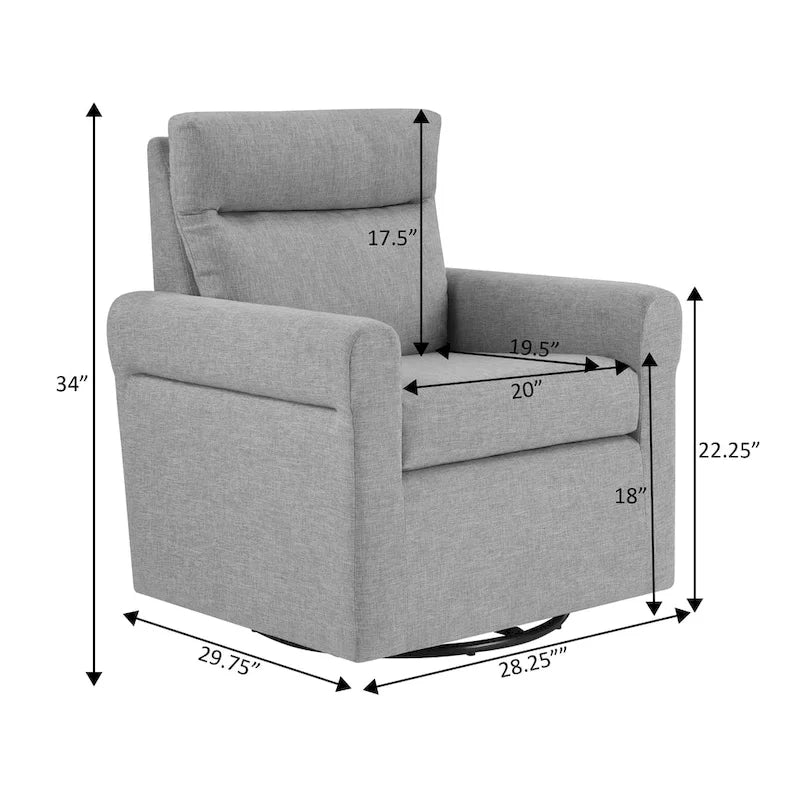 Sillón Olivia Swivel Accent