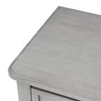 Mesa Consola de Madera, Mesa Auxiliar para Sofá con Cajones de Almacenamiento y Estante