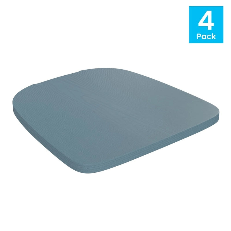 Asiento de poliresina para todo tipo de clima para taburetes y sillas de metal de colores