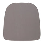 Asiento de poliresina para todo tipo de clima para taburetes y sillas de metal de colores