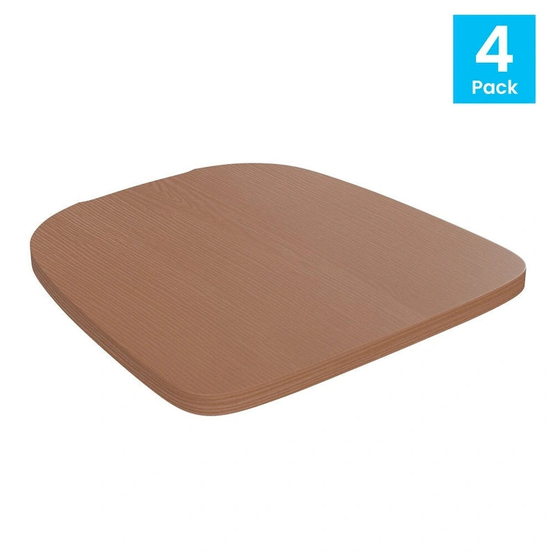 Asiento de poliresina para todo tipo de clima para taburetes y sillas de metal de colores