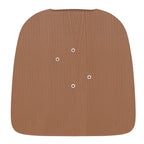 Asiento de poliresina para todo tipo de clima para taburetes y sillas de metal de colores