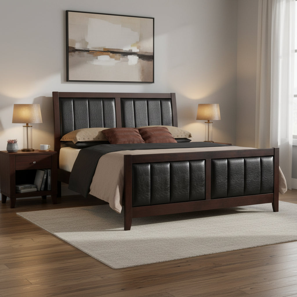 Dormitorio tapizado Capuchino