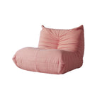 Sofá cama perezoso cómodo, sillones de terciopelo Teddy tipo puf para sala de estar, dormitorio, oficina, salón de belleza