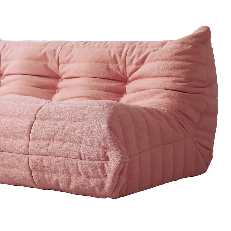 Sofá cama perezoso cómodo, sillones de terciopelo Teddy tipo puf para sala de estar, dormitorio, oficina, salón de belleza