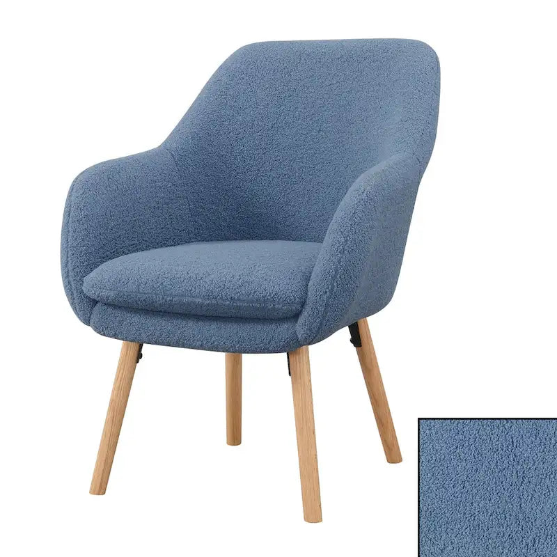 Sillón decorativo Charlotte Wingback Sherpa