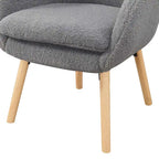 Sillón decorativo Charlotte Wingback Sherpa