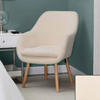 Sillón decorativo Charlotte Wingback Sherpa