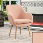 Sillón decorativo Charlotte Wingback Sherpa