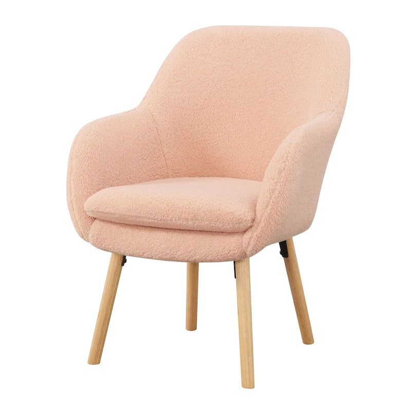 Sillón decorativo Charlotte Wingback Sherpa