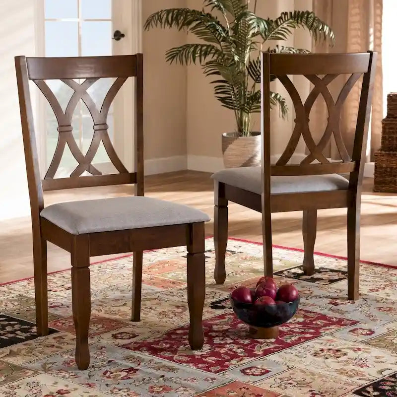 Sillas de comedor Nelson sin brazos y acolchadas
