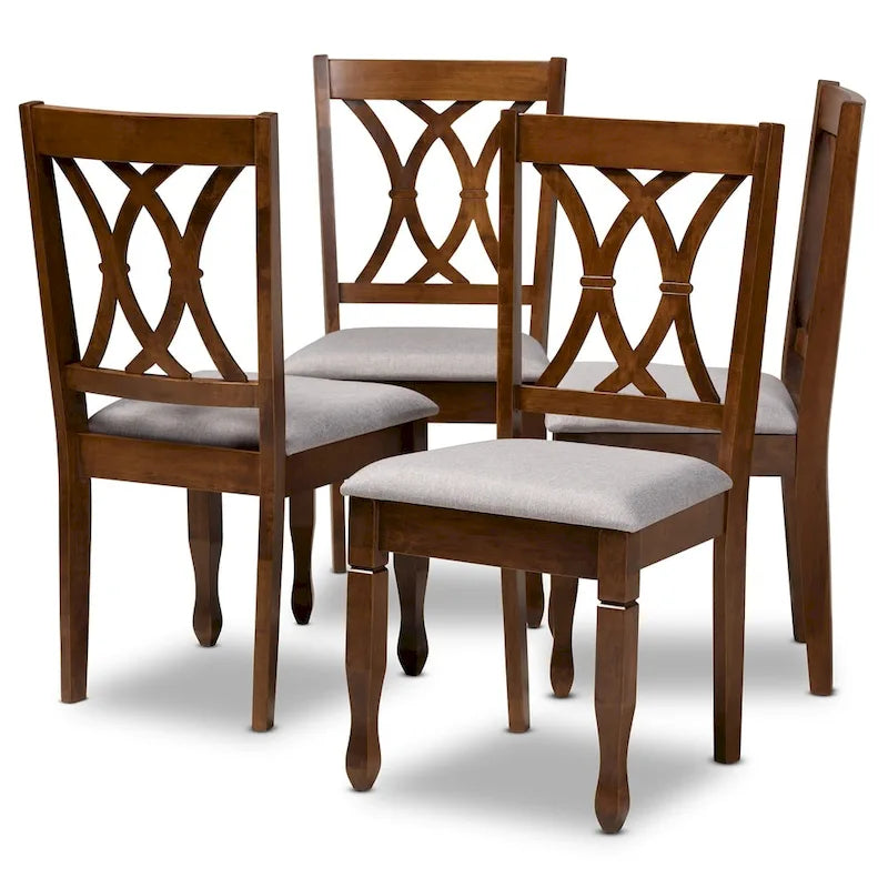 Sillas de comedor Nelson sin brazos y acolchadas