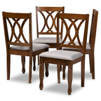 Sillas de comedor Nelson sin brazos y acolchadas