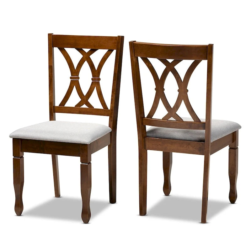 Sillas de comedor Nelson sin brazos y acolchadas