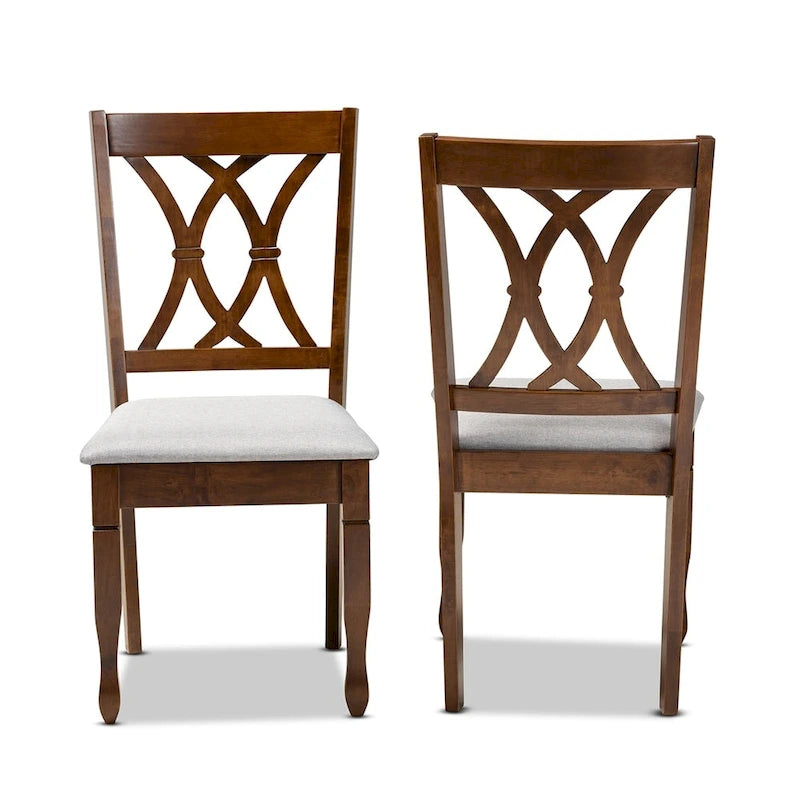 Sillas de comedor Nelson sin brazos y acolchadas