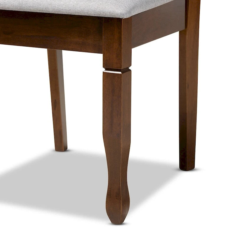 Sillas de comedor Nelson sin brazos y acolchadas