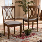 Sillas de comedor Nelson sin brazos y acolchadas
