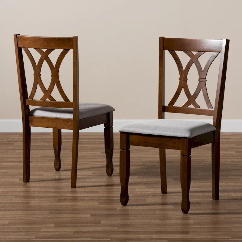 Sillas de comedor Nelson sin brazos y acolchadas