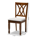 Sillas de comedor Nelson sin brazos y acolchadas