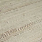 Mesa de comedor con base de pedestal Hudson 79 Rectangular de madera de pino reciclada con diseño de panal moderna