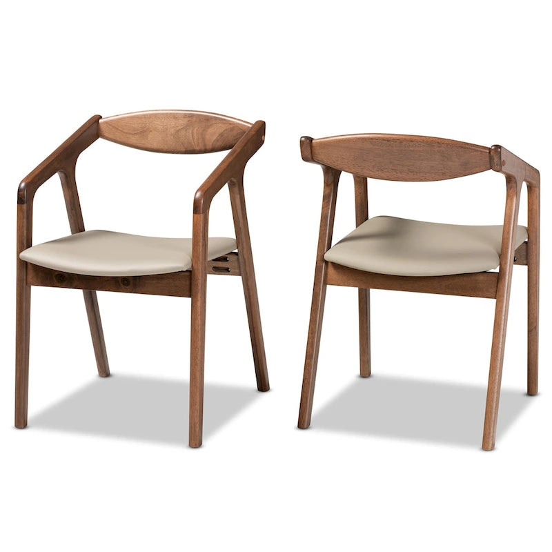 Silla de comedor moderna de mediados de siglo