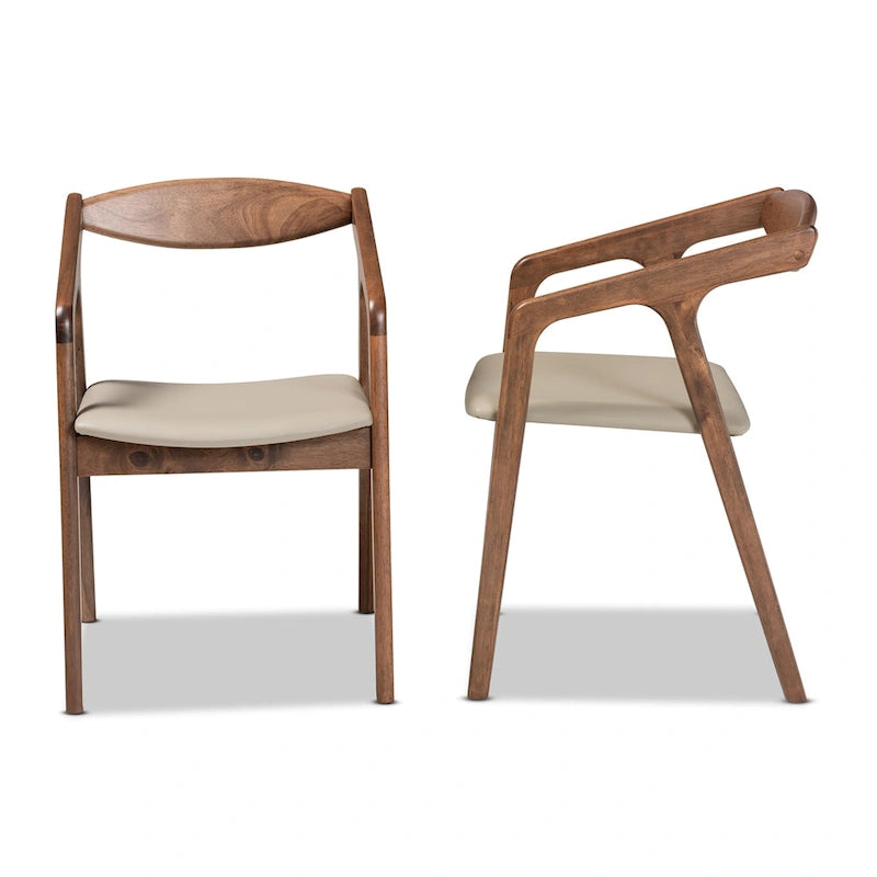 Silla de comedor moderna de mediados de siglo