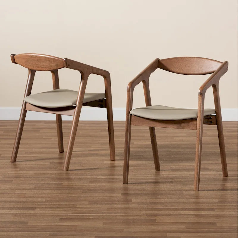 Silla de comedor moderna de mediados de siglo