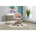 Silla de ordenador Silla de oficina Silla giratoria ajustable Asiento de tela Silla de estudio para el hogar