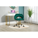 Silla de ordenador Silla de oficina Silla giratoria ajustable Asiento de tela Silla de estudio para el hogar