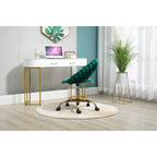 Silla de ordenador Silla de oficina Silla giratoria ajustable Asiento de tela Silla de estudio para el hogar