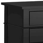 Mesa de noche de madera maciza Sterling de 24 pulgadas de ancho