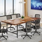 Mesa rectangular de reuniones para sala de conferencias, 70.8 An. x 35.4 Pr.