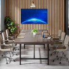 Mesa rectangular de reuniones para sala de conferencias, 70.8 An. x 35.4 Pr.