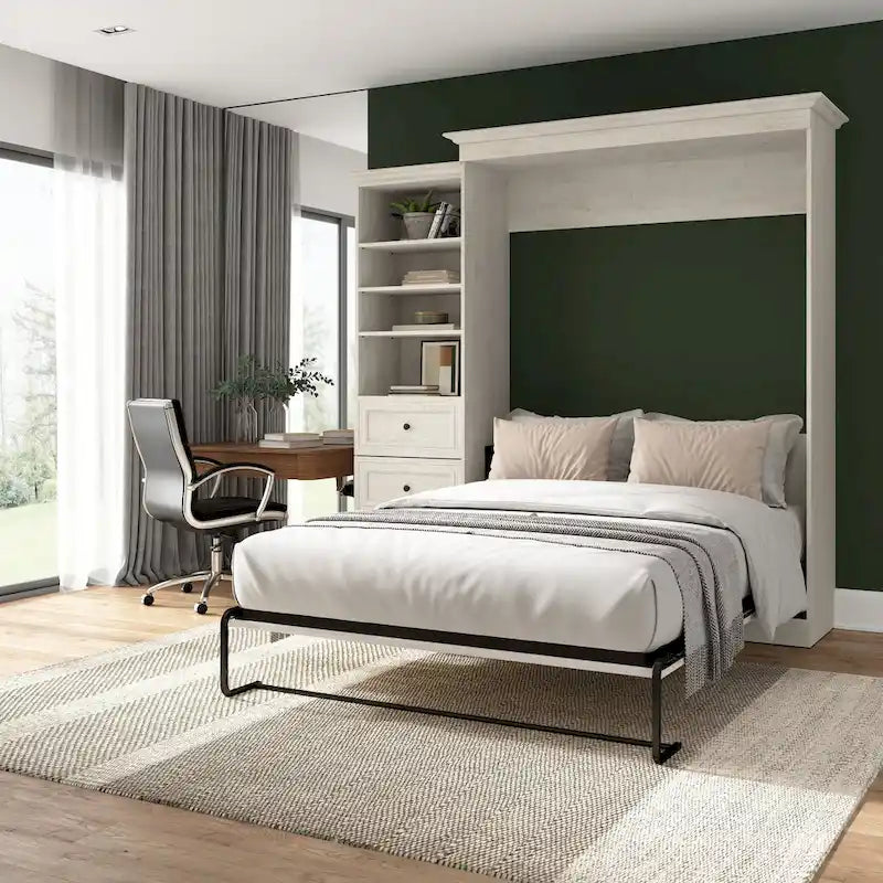 Cama Queen Murphy y organizador de armario versátiles (92W)