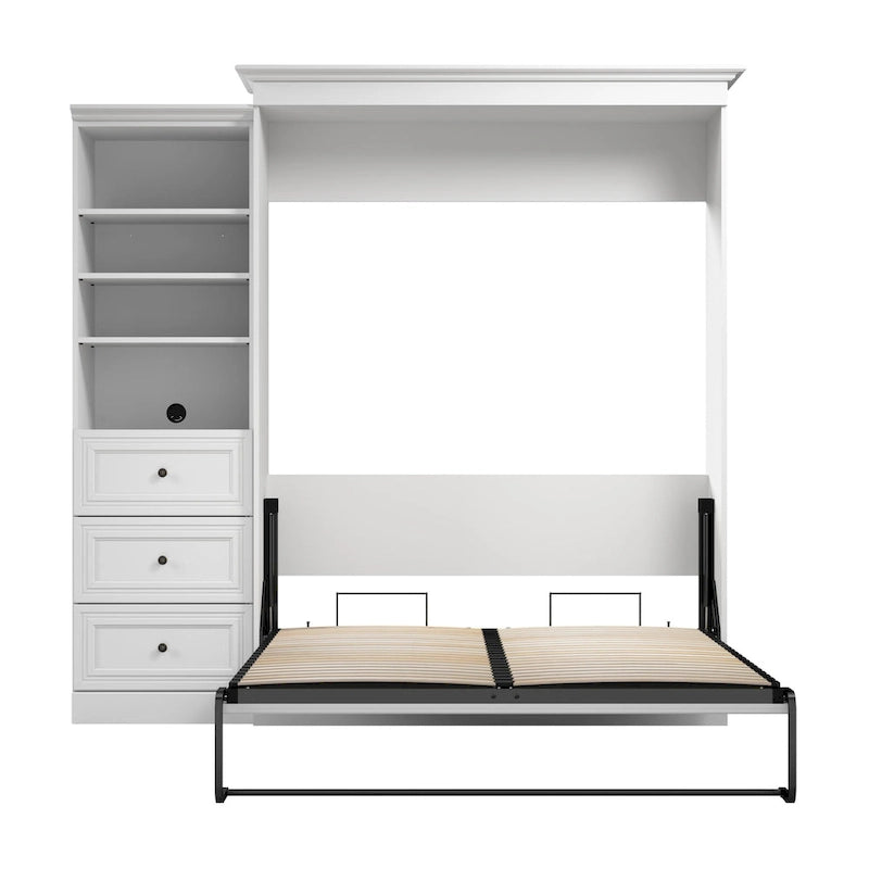 Cama Queen Murphy y organizador de armario versátiles (92W)