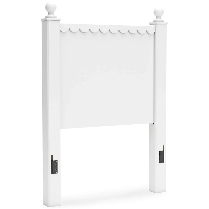Cabecero Mollviney de panel blanco solamente