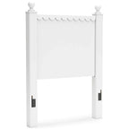 Cabecero Mollviney de panel blanco solamente