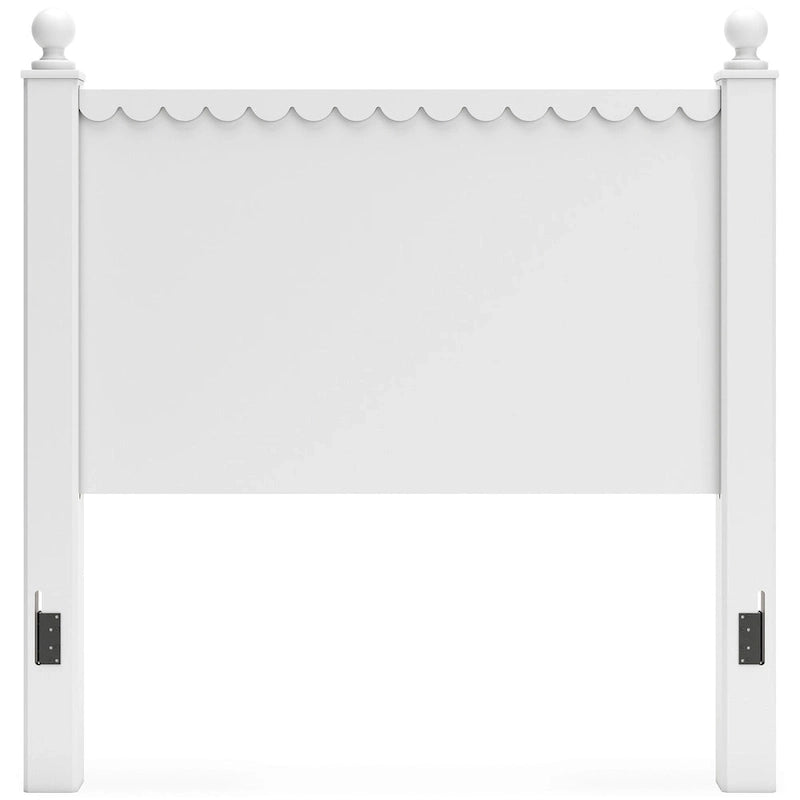 Cabecero Mollviney de panel blanco solamente