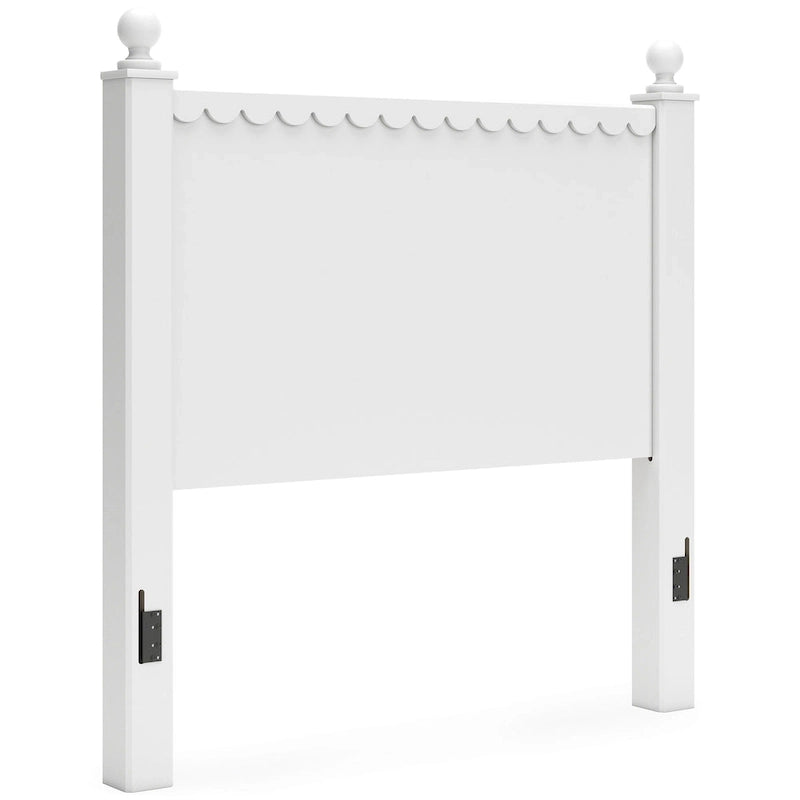 Cabecero Mollviney de panel blanco solamente