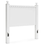 Cabecero Mollviney de panel blanco solamente