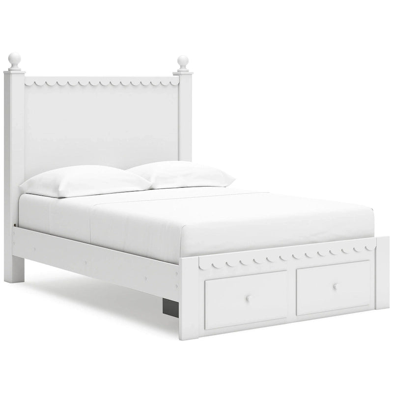 Cabecero Mollviney de panel blanco solamente