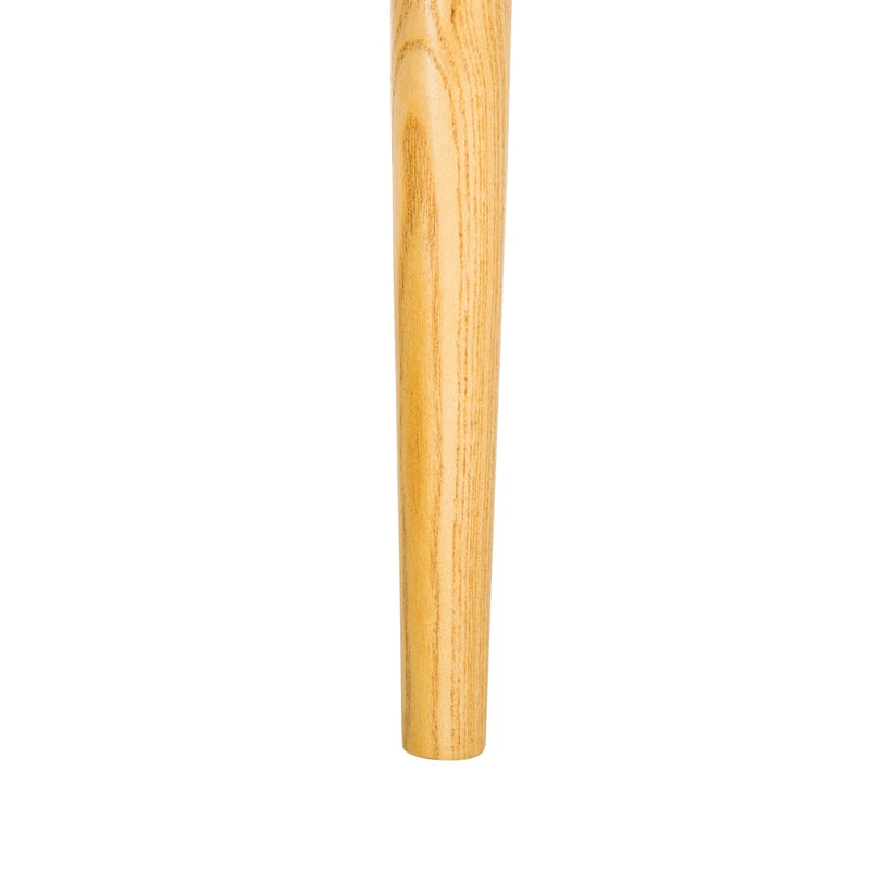Banco Zipora beige/natural de estilo Mid-Century - 11.8 x 24.6 x 15.4