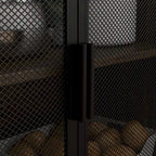 Alacena de cocina grande, despensa con puertas de metal y 6 cajones y estantes - 70.9 pulgadas de ancho