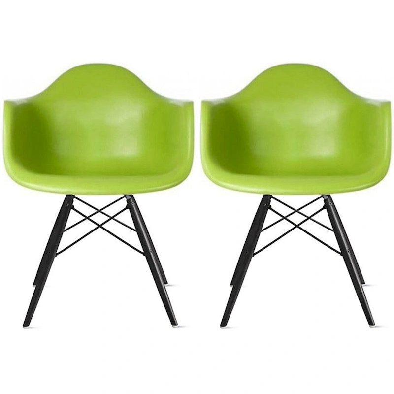 Sillón de comedor Eiffel con asiento moldeado