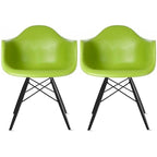 Sillón de comedor Eiffel con asiento moldeado