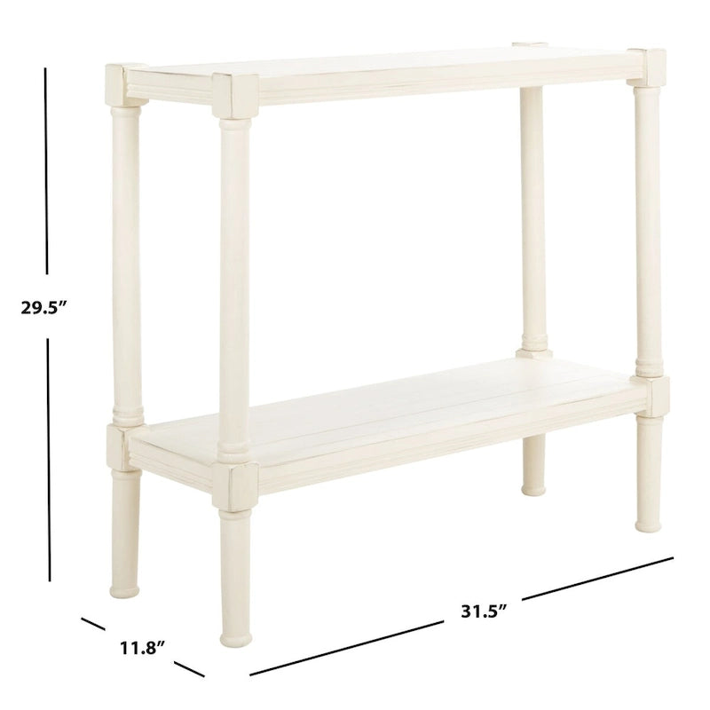 Mesa consola Novella Bottom Shelf - 31.5 An. x 11.8 Prof. x 29.5 Al.