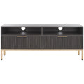 Mueble para TV Alyse con 2 cajones y 2 estantes (para TV de pantalla plana de hasta 65 pulgadas) - 60.4 x 15.6 x 24.8 pulg.