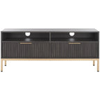 Mueble para TV Alyse con 2 cajones y 2 estantes (para TV de pantalla plana de hasta 65 pulgadas) - 60.4 x 15.6 x 24.8 pulg.